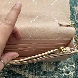 Bebe Crossbody Bag Y2k Small Faux Leather Gold Chain Wallet Purse‎ Embossed thumbnail 6