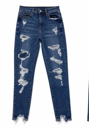 American Eagle Super High-Rise Distressed Jeggings thumbnail 1