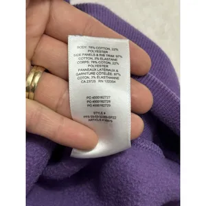 TNA Cozy Fleece Boyfriend Women's Full Zip Hoodie Sweatshirt Purple Sz Small thumbnail 7