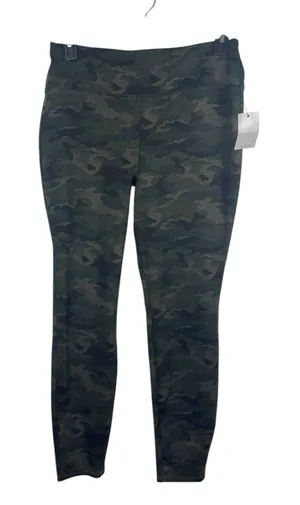 Nine West Army Green Camouflage Pull On Elastic Waist Ponte Pants L NWT thumbnail 1