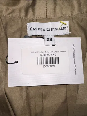 Karina Grimaldi Briar Belted Midi Dress in Mocha - NWT thumbnail 5
