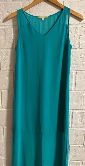 Gianni bini‎ teal dress 2 thumbnail 1