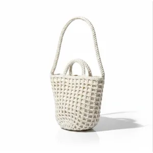 MADEWELL Crocheted Rope Tote Antique Cream Summer Vibes Boho Vacation Resort thumbnail 2
