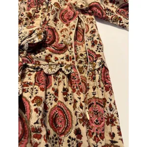 Anna Cate Paisley Floral Ruffle Tie Waist Tiered Dress Size S thumbnail 11
