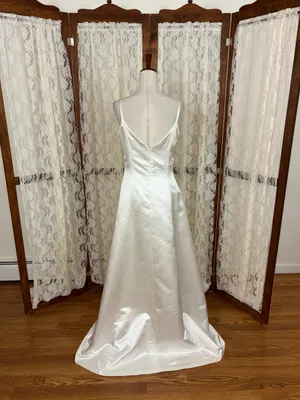 Elegant Vintage 90s Couture Collection Empire Waist Wedding Gown thumbnail 3