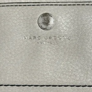 MARC JACOBS Beige and Black Seams Genuine Leather Wallet Purse thumbnail 6