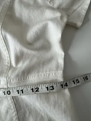 MADEWELL Linen-Cotton Puff-Sleeve Summer A-line Dress Sz 2 White Summer Retro thumbnail 12