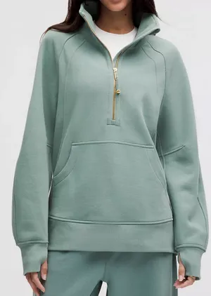 Lululemon Scuba Oversized Funnel-Neck Half Zip Long thumbnail 1