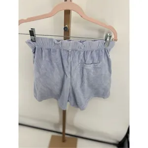 Aerie Blue Lounge Shorts XS Cotton Blend Elastic Waist Pockets thumbnail 5