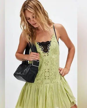 NWOT Free People One Casella Drop-Waist Slip Dress thumbnail 4