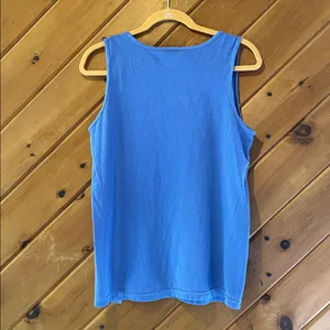 “Avalon” NJ comfort colors blue & white tank top NWT thumbnail 4
