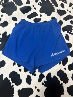 SheisGracieLou Cowboy Pillows Shorts Blue Size L thumbnail 2