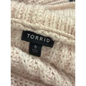 Torrid Coatigan Hooded Sweater wool blend cardigan 5 5x color block thumbnail 4
