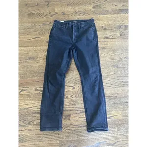 7 for All Mankind Slim Women's Size 4 Black Denim Stretch Jeans 2785 thumbnail 2