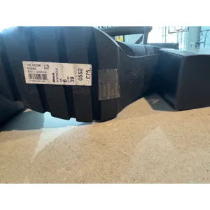 River Island Black Knit‎ Sock Chunky Heel Knee High Boots Womens Size 6 EUR 39 thumbnail 3
