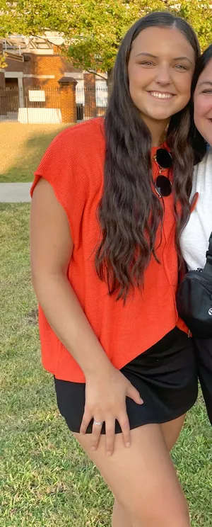 Orange short sleeve sweater  thumbnail 4