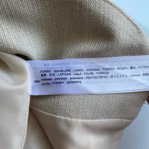 ZARA Office Siren Academia Professional Minimalist Single Button Blazer 4 Beige thumbnail 5