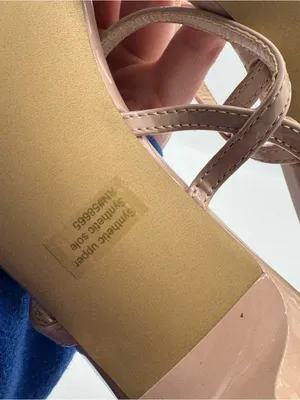 Abound Mandy Serenity Slingback Strappy‎ Sandals Size 8.5 cream beige neutral thumbnail 4
