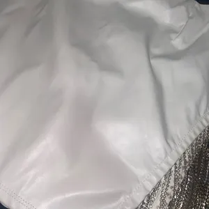 Windsor White Mini Skirt with Fringe thumbnail 3