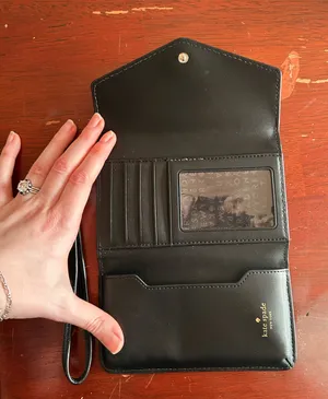 Kate Spade Black Sparkle Wristlet thumbnail 2