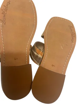 NWOB Sam Edelman Haydee Slides Boho Beige Orange 6.5 thumbnail 11