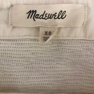 Madewell White Tie Knot Blouse Tank Top Size XS NWOT thumbnail 4