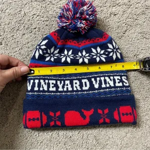 Vineyard Vines Tailgate Pom Pom‎ Knit Beanie unisex one size thumbnail 6