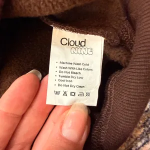 Cloud 9 Brown Embroidered Crewneck Sweatshirt Long Sleeve Fleece Pullover Small thumbnail 9