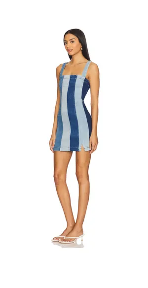 Show Me Your Mumu Coronado corset dress in Shady Indigo thumbnail 2