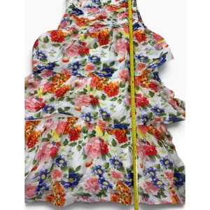 ASTR The Label Natali One Shoulder Tiered Maxi Dress White Coral Floral NWT S thumbnail 12
