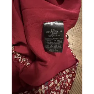 NWT Reset by Jane Floral Ruched Crop Top thumbnail 5