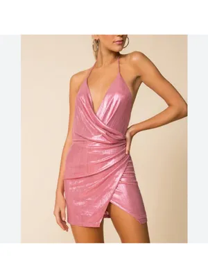 Superdown Missie Wrap Front Dress size XXS‎ thumbnail 6
