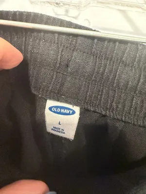 Old Navy Black Women's Drawstring Lounge Cotton Shorts thumbnail 2