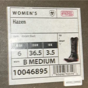 Ariat Hazen Ancient Black Western Boots thumbnail 14