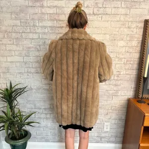 Vintage 80s Faux Jordache Fur Coat thumbnail 5