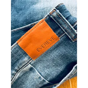 Evereve Wide Leg Jeans Women's 30 Dark Wash Casual Everyday thumbnail 5
