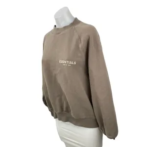 Essentials Women's Logo Graphic Mock Neck Long Sleeve Sweater Sweatshirt Top XS thumbnail 3