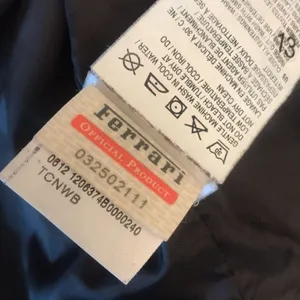 Ferrari black windbreaker style puma zip up car jacket size small nylon cars thumbnail 14