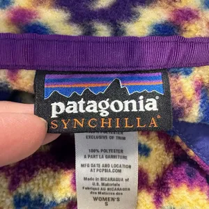 Patagonia Lightweight Synchilla Snap-T Fleece Pullover Women Small Jacket Purple thumbnail 7