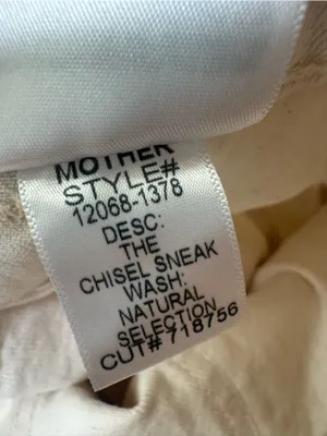 MOTHER The Chisel Sneak in Natural Selection NWT 28 thumbnail 7