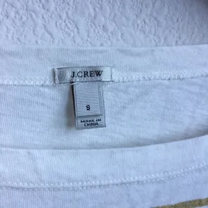 J. Crew Gold & Cream Three Quarter Boat Blouse Top Shirt Small thumbnail 3