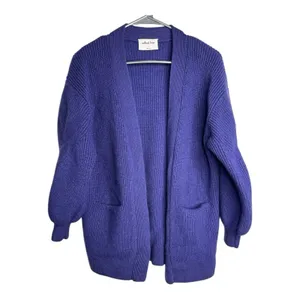 Artiza Wilfred Free Unwind cozy Wool Cardigan in Purple thumbnail 2