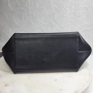 Leatherology Leather Crossbody Shoulder Purse Bag Black Gold Hardware Strap thumbnail 15