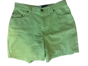 Faded Glory Neon Green Women's Bermuda Shorts thumbnail 1