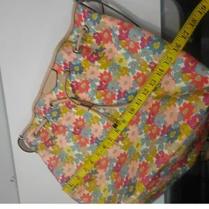 Vintage Tan Floral Coach Tote thumbnail 8