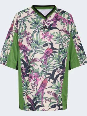 Farm Rio X Adidas Premium T-Shirt XS NWT thumbnail 8