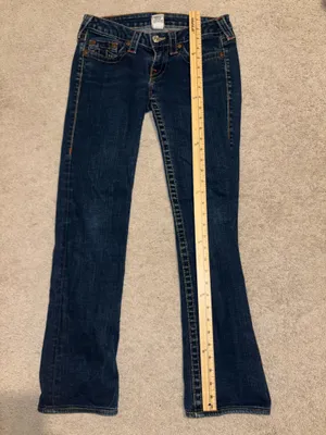 Women’s Blue True Religion Jeans In Size 27 thumbnail 5