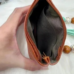 Carmella Brown Wristlet Wallet with Mom Keychain tassel thumbnail 4