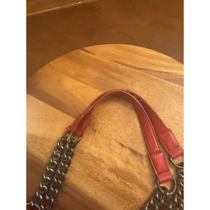 DKNY By Donna Karan Large Red Patent Tote Bag thumbnail 13