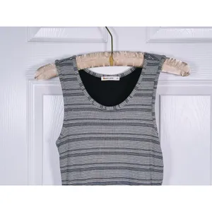 Marine Layer Ribbed Striped Midi Tank Dress Size XS Gray Coastal Resort Casual thumbnail 7